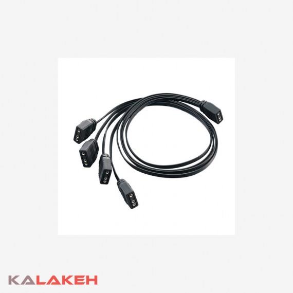 کابل نورپردازی 4 پین سیلورستون CPL01 ARGB SilverStone SST-CPL03 ARGB 1 To 4 Female Splitter Cable